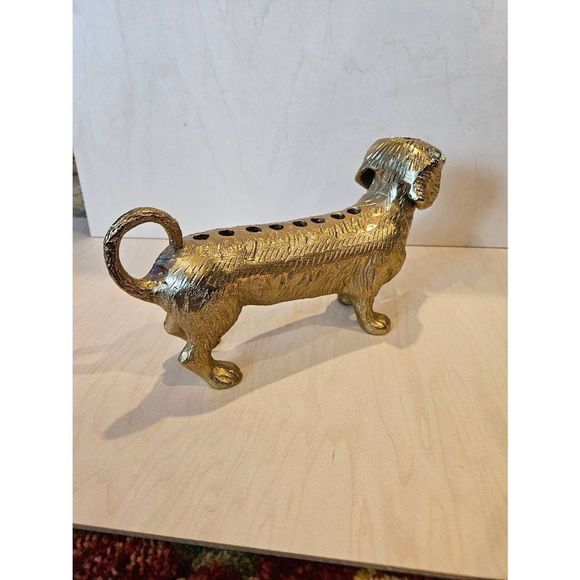 THRESHOLD TARGET Candle Holder DACHSHUND Menorah Gold Color Dog Hanukkah Shabbat - Picture 7 of 7